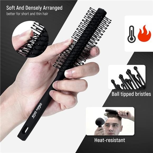Hair Brush for Men - Professional Styling Comb Set for All Hair Types & Styles - Picture 3 of 6